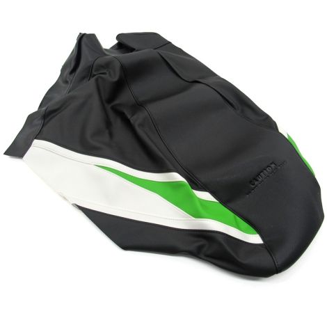Arctic Cat Mountain Seat Cover - Black, White, & Green - 2018-2026 Models