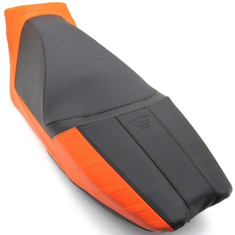Yamaha Heated Seat - Black & Orange - 2017-2025 Sidewinder, 2020-2025 SR Viper