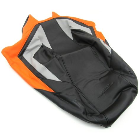 Arctic Cat Mountain Seat Cover - Black, Grey, & Orange - 2018-2026 Models