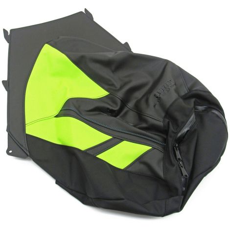 Arctic Cat Mountain Seat Cover - Black & Green - 2018-2024 M