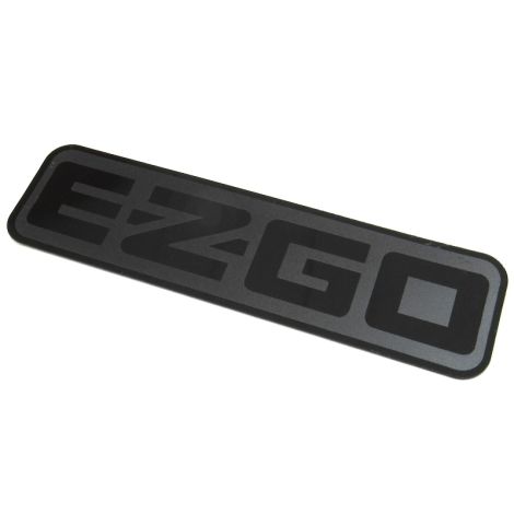 E-Z-GO Blacked-Out Front Cowl Decal - 8.75 x 2.375 inch