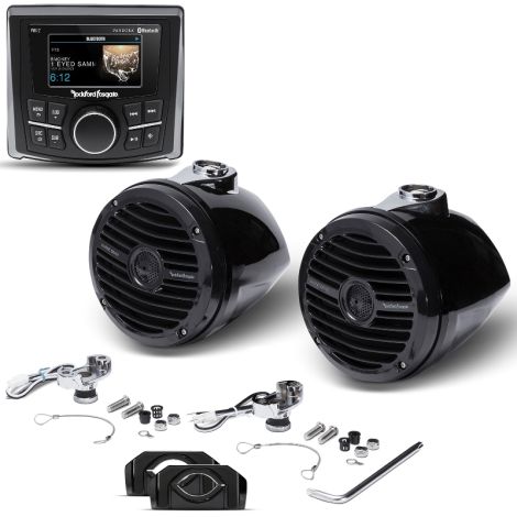 Rockford Fosgate PMX-2 Receiver & Prime 6.5 inch Speakers - 2017-2020 Stampede Havoc
