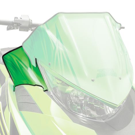 Arctic Cat Windshield Side Deflectors - Team Arctic Green - 2012-2018 ZR F XF M