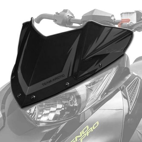 Arctic Cat Low Sno Pro Windshield - Black - 2014-2027 BC M NOR PTA Riot XF ZR