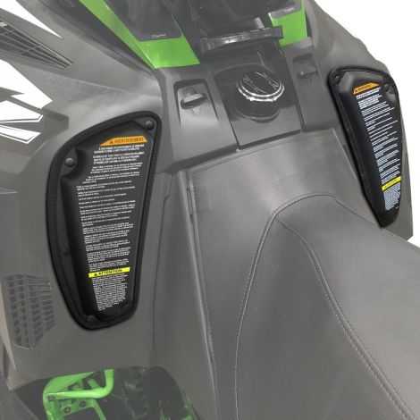 Arctic Cat Dash Knee Pads - Black - 2018-2027 Blast M Riot