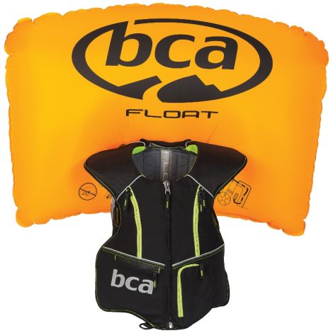 Arctic Cat BCA Float MtnPro Vest Avalanche Airbag & Cylinder - Black, Green, & Grey