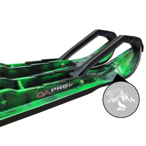 C&A Pro Xtreme Crossover XCS Skis - Brett Turcotte Signature Black & Green