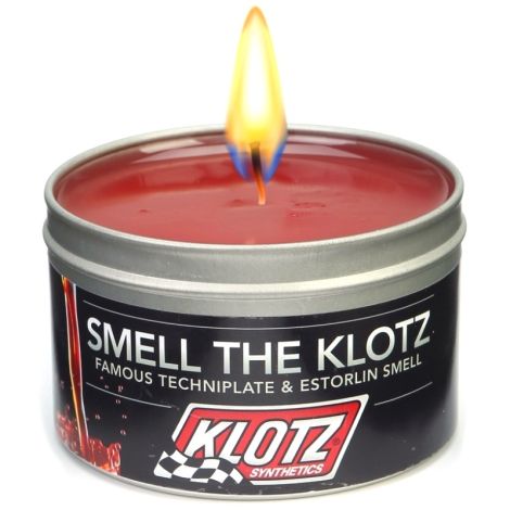 Klotz 2-Stroke TechniPlate Smelling Candle - 8-ounce