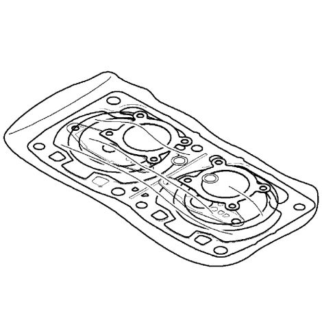 Arctic Cat Top End Gasket Kit - 2018-2019 ZR 6000 R SX Race Sled