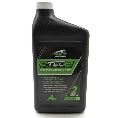 Arctic Cat 2-Cycle C-TEC2 Synthetic Injection Oil 1-quart - M XF ZR 6000 8000