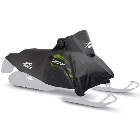 Arctic Cat ZR Sno Pro Premium Cover - Black & Green - 2012-2027 F XF ZR 128-137-inch