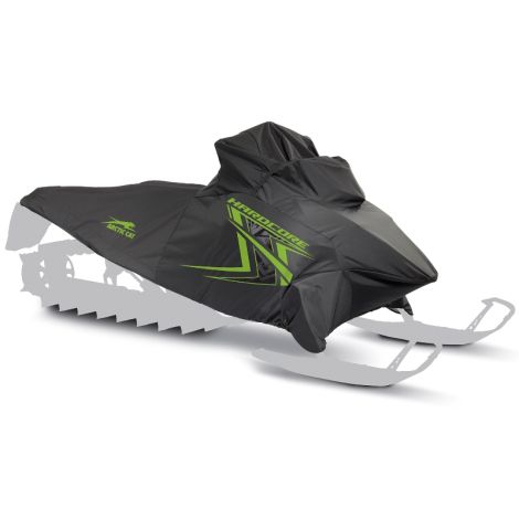 Arctic Cat Hardcore Premium Cover - Black & Green - 2012-2024 M XF-HC 141-165-inch