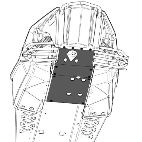 Arctic Cat Skid Plate - 2018-2026 ZR 200