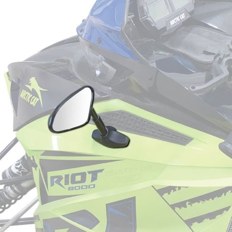 Arctic Cat Pair Hood Mounted Mirrors - 2017-2027 Blast M NOR PTA Riot XF ZR