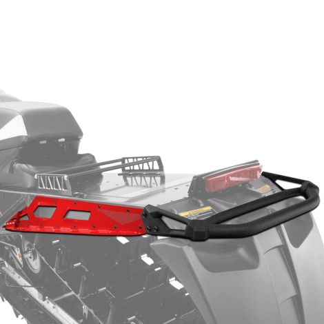 Arctic Cat Black Cats Rear Bumper - Red - 2012-2024 M Riot XF-HC 141-154