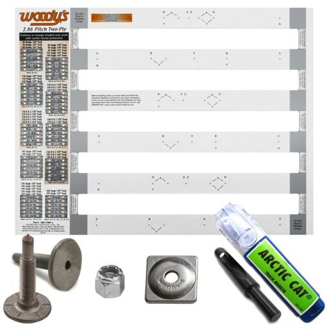 Arctic Cat Woody's 1.325 Signature Series 2-Ply Track Stud Kit - 90 Pack