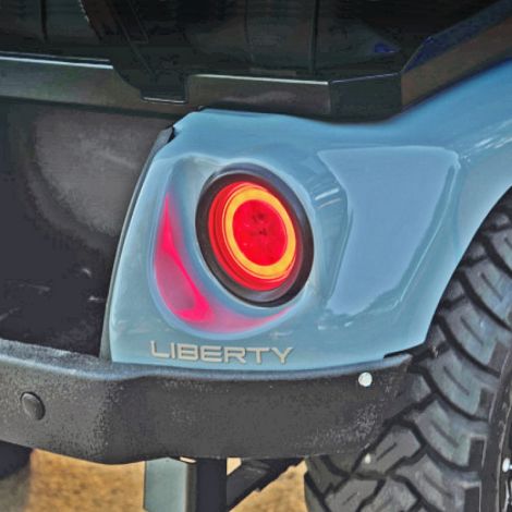 E-Z-GO 4-inch Round Halo LED Taillight - 2022-2025 Models