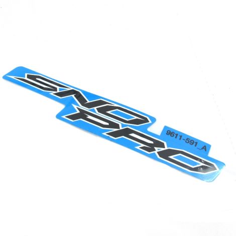 DECAL,TUNNEL-SNO PRO-BLK