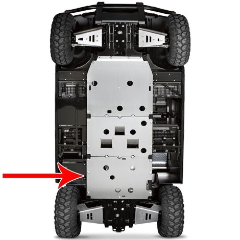 Kawasaki Rear Skid Plate - 2015-2026 Mule PRO-DX/DXT/FX/FXT