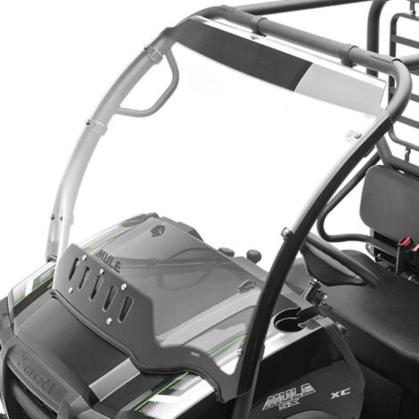 Kawasaki KQR Full Poly Windshield - 2017-2026 Mule SX