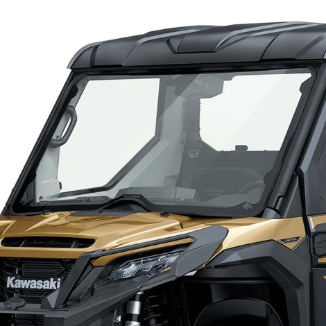 Kawasaki KQR Full Polycarbonate Windshield - 2024-2026 Ridge