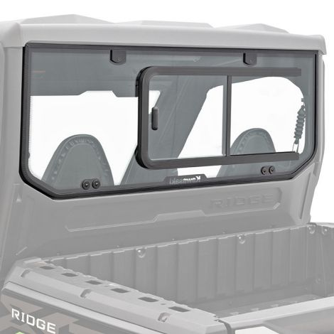 Kawasaki KQR Glass Slider Rear Panel - 2024-2027 Ridge
