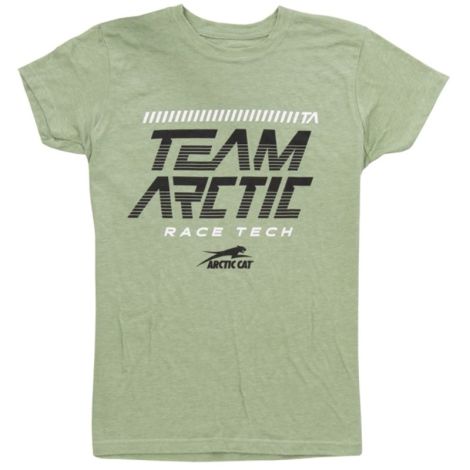 Arctic Cat Women's Team Arctic Sleet T-Shirt - Heather Green