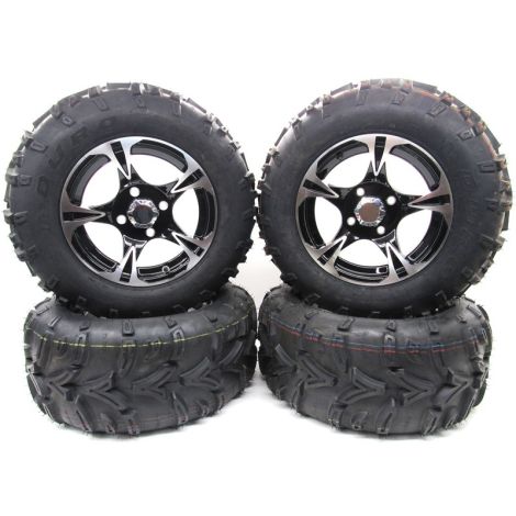 Arctic Cat Duro Kaden Tires & Black Magic Wheels - 26x9R14 & 26x11R14