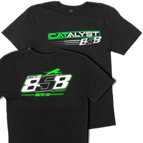 Country Cat Men's 858 T-Shirt - Black & Green