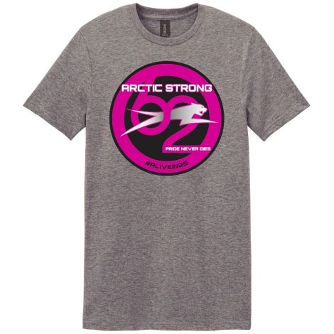 Arctic Strong Men's T-Shirt - Gray & Purple