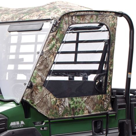 Kawasaki Soft Upper Door Set - Realtree Xtra Green - 2016-2026 Mule PRO-DX/FX