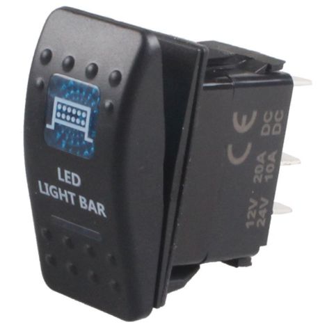 LED Light Bar On/Off Accessory Switch