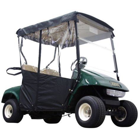 Pro-Fit 2-Passenger Enclosure - Black - E-Z-GO 1996-2013.5 TXT