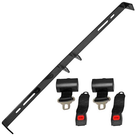 Pro-Fit Retractable Seat Belt Kit - 2 Passenger - E-Z-GO, Club Car, Yamaha