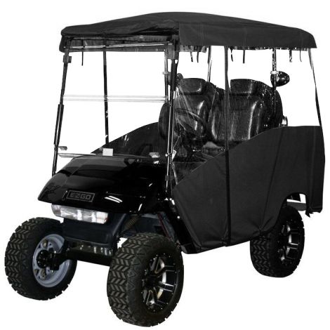Pro-Fit 4-Passenger Enclosure - Black - E-Z-GO 1996-2013.5 TXT