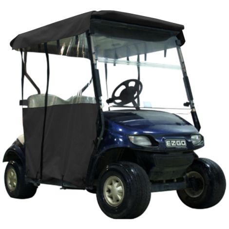 Pro-Fit 2-Passenger Enclosure - Black - E-Z-GO 2014-2022 TXT