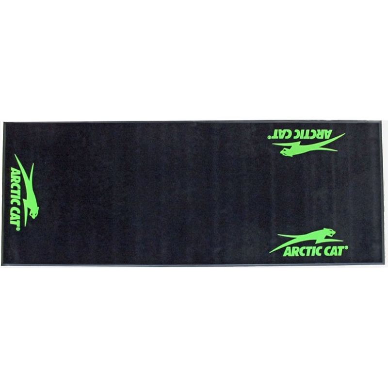 Arctic Cat 4ft x 10ft Snowmobile Display Floormat Shop Mat Rug Black ...