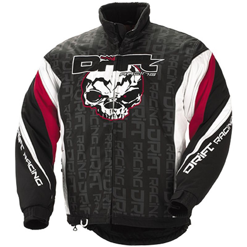 Drift Racing Men's Intimidator Jacket - Black / Red - 5245-39_