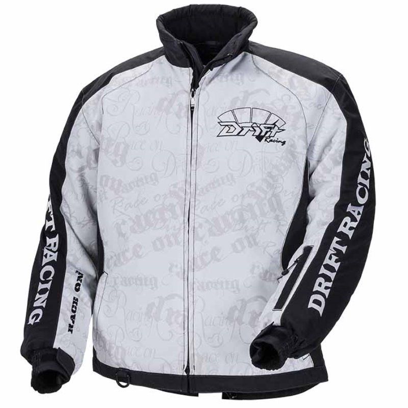 Drift Racing Women's Drift Girl Jacket - White / Black - 5253-34_